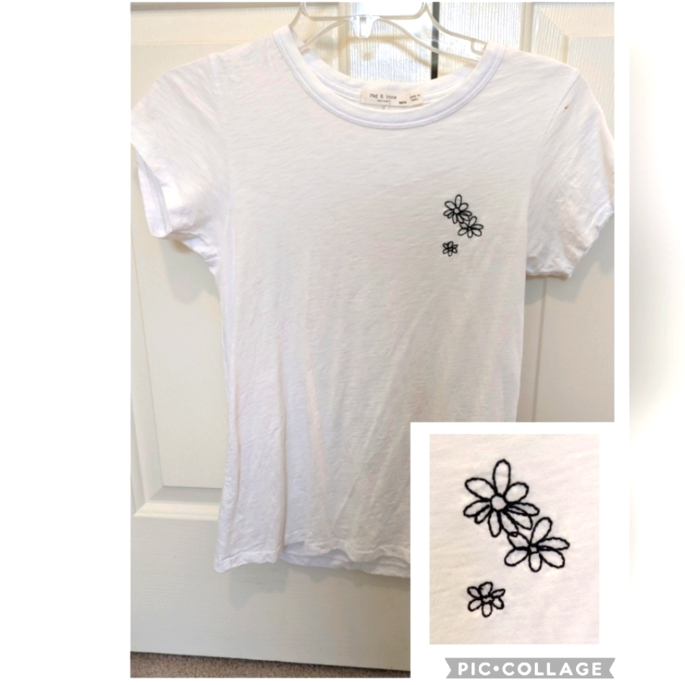 rag & bone Carly Floral Tee